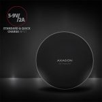 AXAGON WDC-P10T Thin Wireless Charging Pad - Image 7