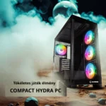 Compact Hydra 2. (R5-7600x/ 16GB/ 500GB nVME SSD/ RX9060XT/ Win11 Pro)