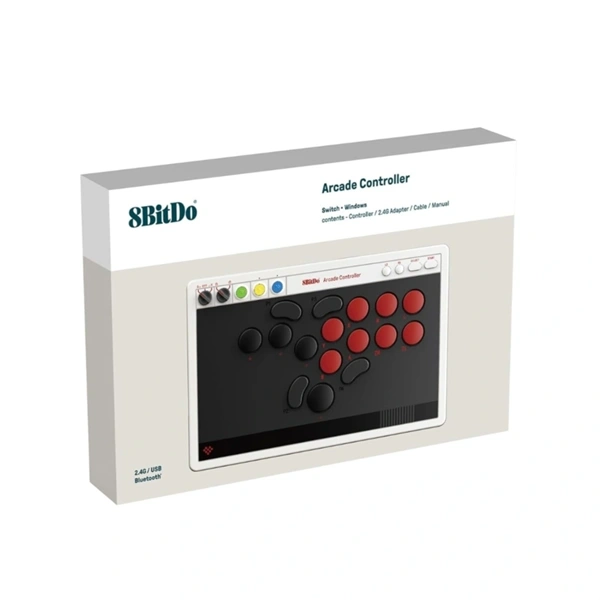 8BitDo Arcade Stick All-Button Nintendo Switch / Switch 2 / PC vezeték nélküli kontroller - Image 4
