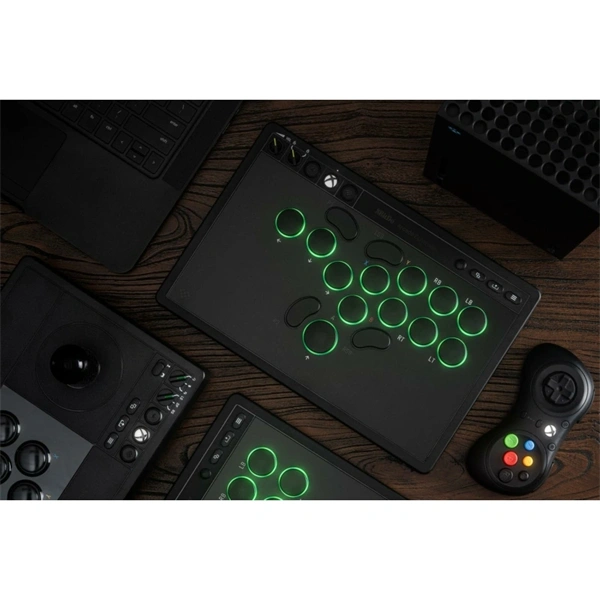 8BitDo Arcade Stick All-Button Xbox Series X|S / Xbox One / PC fekete vezeték nélküli kontroller - Image 10