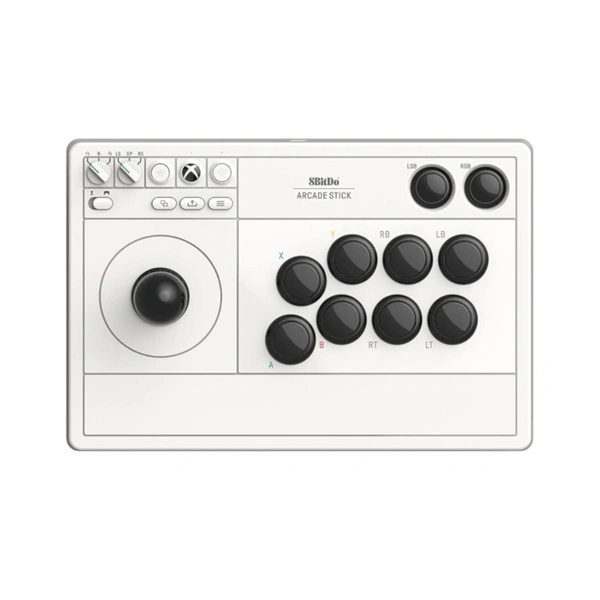 8BitDo Arcade Stick Xbox Series X|S / Xbox One / PC fehér vezeték nélküli kontroller - Image 1