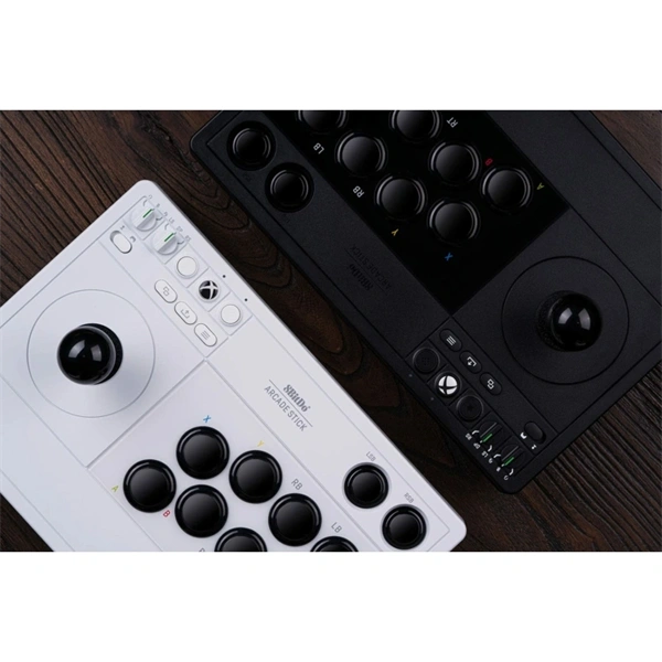 8BitDo Arcade Stick Xbox Series X|S / Xbox One / PC fehér vezeték nélküli kontroller - Image 6