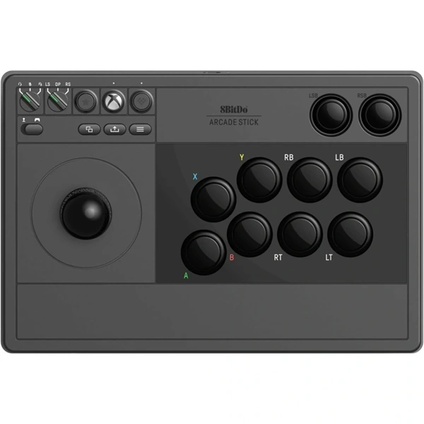 8BitDo Arcade Stick Xbox Series X|S / Xbox One / PC fekete vezeték nélküli kontroller