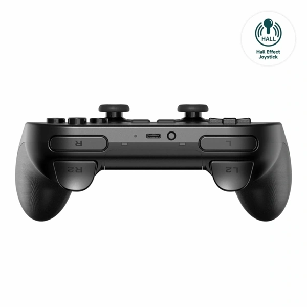 8BitDo Pro 2 Nintendo Switch / Switch 2 / PC / Mobil / Steam Bluetooth Hall-Effect fekete vezeték nélküli kontroller - Image 3
