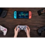 8BitDo Pro 2 Nintendo Switch / Switch 2 / PC / Mobil / Steam Bluetooth Hall-Effect fekete vezeték nélküli kontroller - Image 6