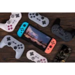 8BitDo Pro 2 Nintendo Switch / Switch 2 / PC / Mobil / Steam Bluetooth Hall-Effect fekete vezeték nélküli kontroller - Image 7