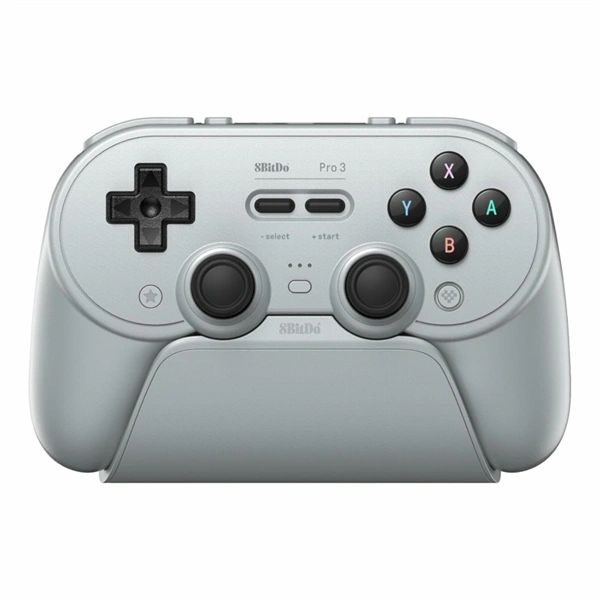 8BitDo Pro 3 Nintendo Switch / Switch 2 / PC / SteamOS / Mobil TMR Joystick szürke vezeték nélküli kontroller