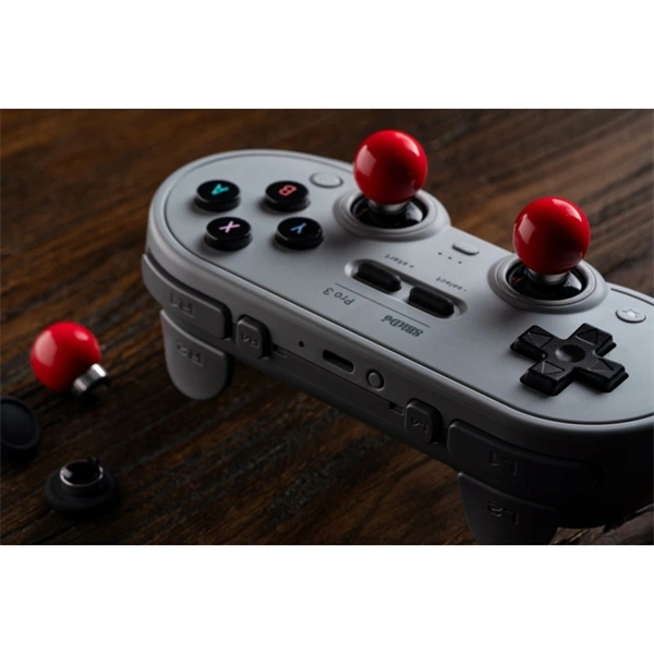 8BitDo Pro 3 Nintendo Switch / Switch 2 / PC / SteamOS / Mobil TMR Joystick szürke vezeték nélküli kontroller - Image 5