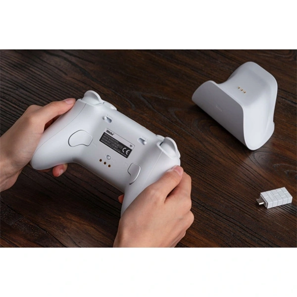 8BitDo Ultimate 2 Nintendo Switch / Switch 2 / PC Hall-Effect fehér vezeték nélküli kontroller - Image 10
