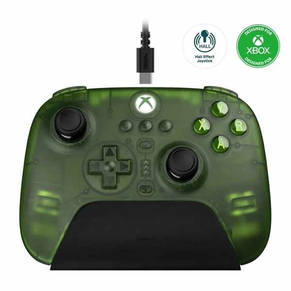 8BitDo Ultimate 3-mode Xbox Series X|S / Xbox One / PC / Mobil Hall-Effect jáde zöld vezeték nélküli kontroller - Image 2