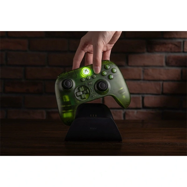 8BitDo Ultimate 3-mode Xbox Series X|S / Xbox One / PC / Mobil Hall-Effect jáde zöld vezeték nélküli kontroller - Image 7