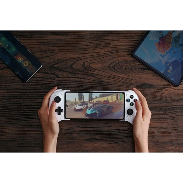 8BitDo Ultimate Mobile, iOS, Android, tvOS, 100-170 mm, Hall Effect, Bluetooth, fehér vezeték nélküli kontroller - Image 6