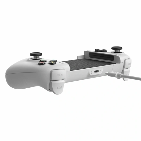 8BitDo Ultimate Mobile, iOS, Android, tvOS, 100-170 mm, Hall Effect, Bluetooth, fehér vezeték nélküli kontroller - Image 3