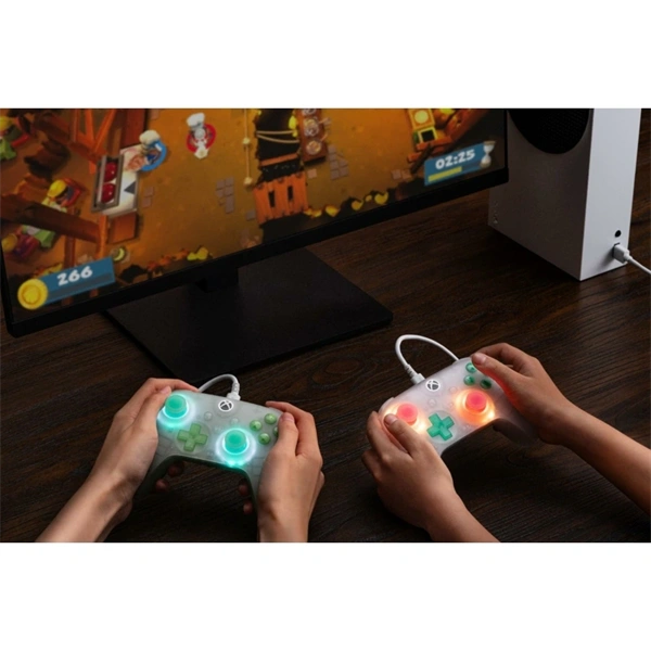 8Bitdo Ultimate Mini, Xbox Series X|S, Xbox One, PC, Official, Hall-Effect, pink vezetékes kontroller - Image 7