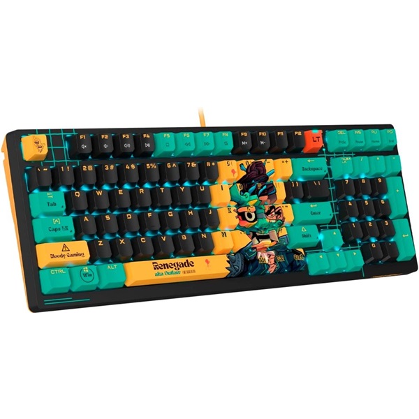 A4-Tech A4TKLA47622 Bloody AT98 US mechanikus (Alpha Switch) RGB Renegade vezetékes gamer billentyűzet - Image 5