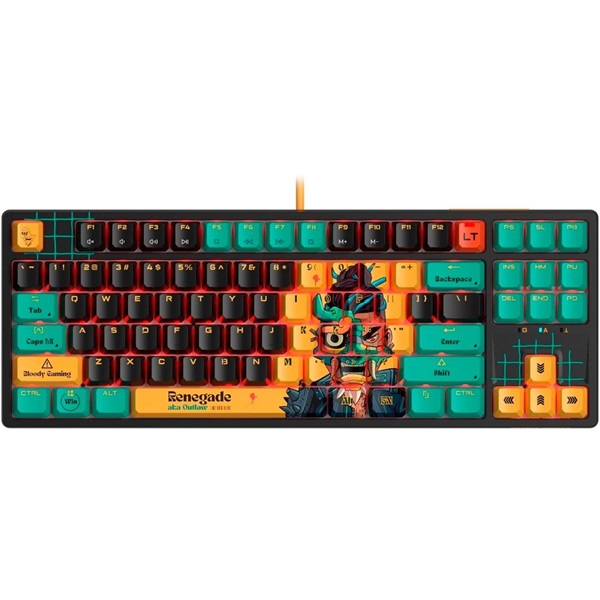 A4-Tech A4TKLA47623 Bloody AT87 US mechanikus (Alpha Switch) RGB Renegade vezetékes gamer billentyűzet - Image 2