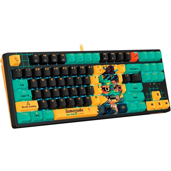 A4-Tech A4TKLA47623 Bloody AT87 US mechanikus (Alpha Switch) RGB Renegade vezetékes gamer billentyűzet - Image 5