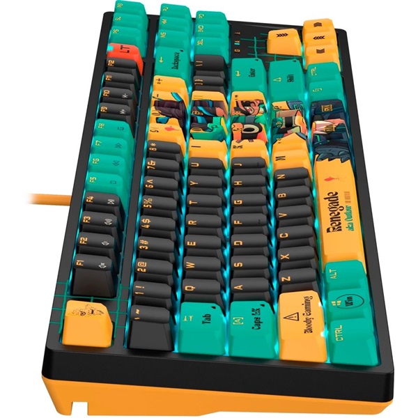 A4-Tech A4TKLA47623 Bloody AT87 US mechanikus (Alpha Switch) RGB Renegade vezetékes gamer billentyűzet - Image 7