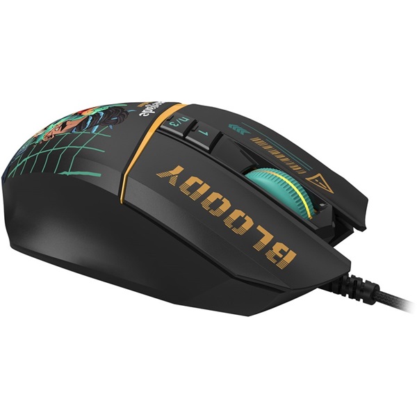 A4-Tech A4TMYS47619 Bloody W63 Max eSport Renegade Midnight RGB vezetékes optikai gamer egér - Image 2