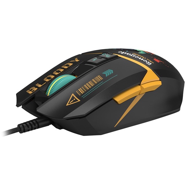 A4-Tech A4TMYS47619 Bloody W63 Max eSport Renegade Midnight RGB vezetékes optikai gamer egér - Image 3