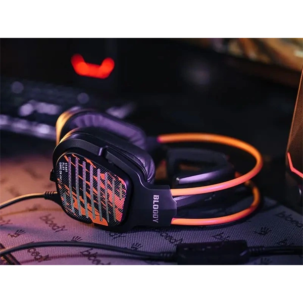 A4-Tech Bloody G565 Energy Black 7.1 USB RGB fekete gamer headset - Image 7