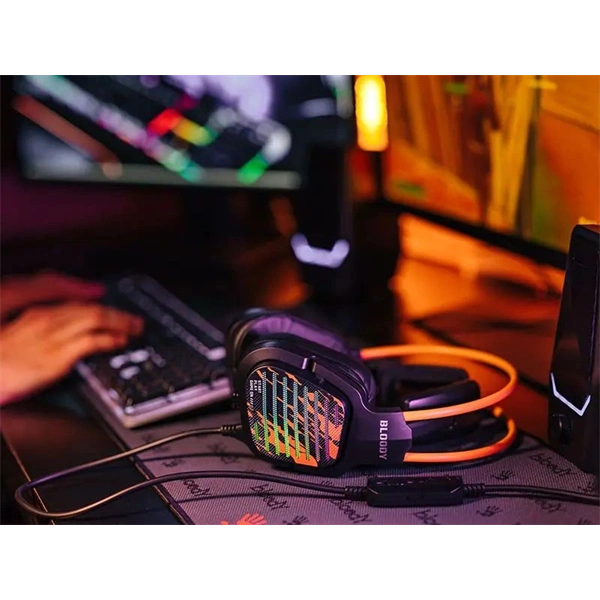 A4-Tech Bloody G565 Energy Black 7.1 USB RGB fekete gamer headset - Image 8