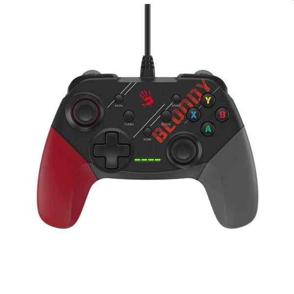 A4-Tech A4TJOY47404 Bloody GP30 PC/PS3/Android USB vezetékes fekete kontroller - Image 1