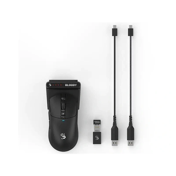 A4-Tech Bloody R72 Pro Duo vezeték nélküli fekete gamer egér - Image 13