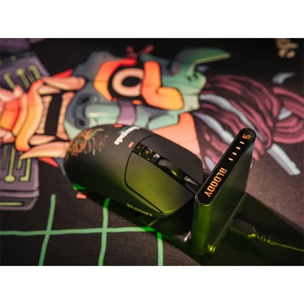 A4-Tech Bloody R72 Ultra Duo Renegade Midnight vezeték nélküli fekete gamer egér - Image 15