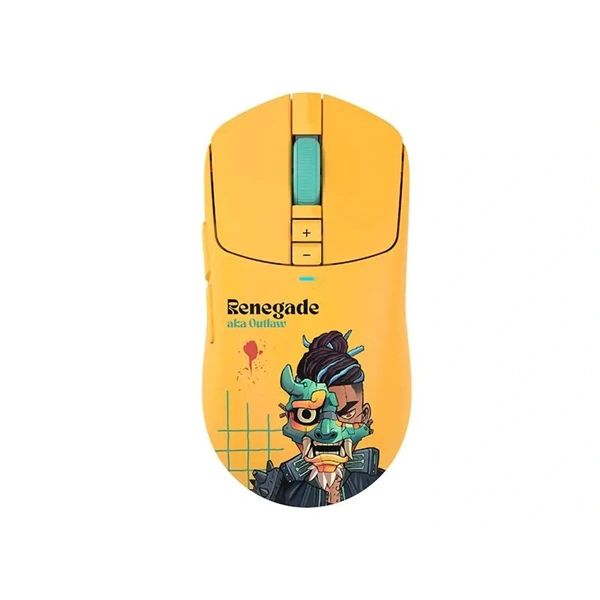 A4-Tech Bloody R72 Ultra Duo Renegade Sunset vezeték nélküli sárga gamer egér - Image 2