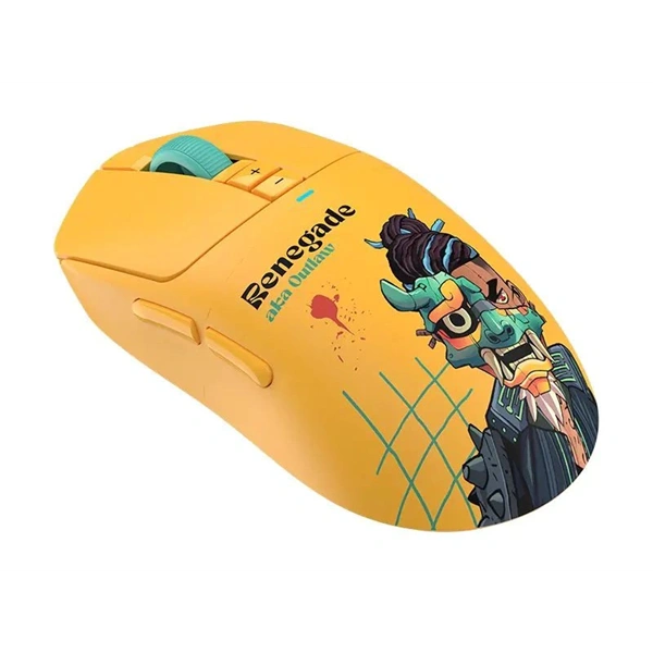 A4-Tech Bloody R72 Ultra Duo Renegade Sunset vezeték nélküli sárga gamer egér - Image 4