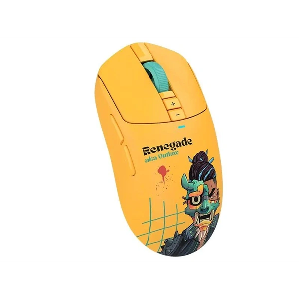 A4-Tech Bloody R72 Ultra Duo Renegade Sunset vezeték nélküli sárga gamer egér - Image 8