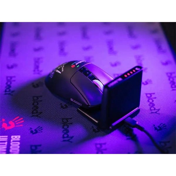 A4-Tech Bloody R73 Ultra Duo Cypher Ghost vezeték nélküli fekete gamer egér - Image 15