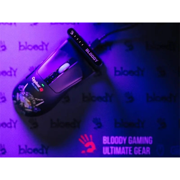 A4-Tech Bloody R73 Ultra Duo Cypher Ghost vezeték nélküli fekete gamer egér - Image 14