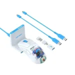 A4-Tech Bloody R73 Ultra Duo Nyx Mirage vezeték nélküli fehér gamer egér - Image 8