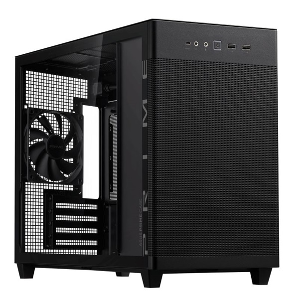 ASUS ASUS Prime AP201 fekete (táp nélküli) ablakos mATX ház - Image 9