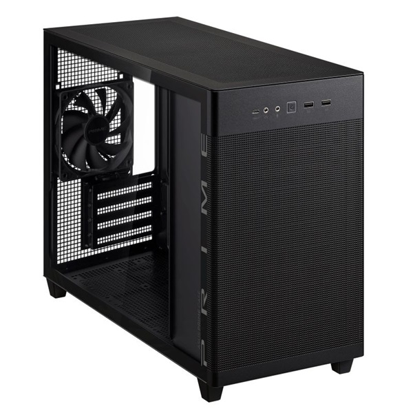 ASUS ASUS Prime AP201 fekete (táp nélküli) ablakos mATX ház - Image 10