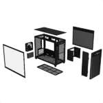 ASUS ASUS Prime AP201 fekete (táp nélküli) ablakos mATX ház - Image 18
