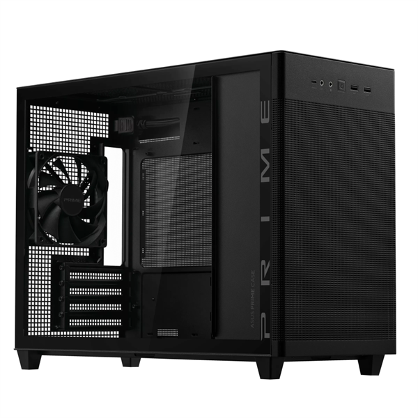 ASUS ASUS Prime AP201 fekete (táp nélküli) ablakos mATX ház - Image 7