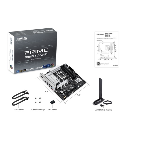 ASUS PRIME B860M-A Wi-Fi Intel B860 LGA1851 mATX alaplap - Image 8