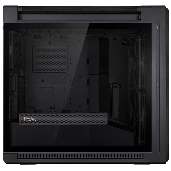 ASUS ProArt PA602 Wood TG fekete (táp nélküli) ablakos EATX ház - Image 8