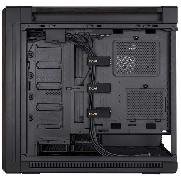 ASUS ProArt PA602 Wood TG fekete (táp nélküli) ablakos EATX ház - Image 17