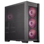 ASUS TUF GAMING GT302 TG fekete (táp nélküli) ablakos ARGB mATX ház - Image 5