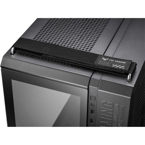 ASUS TUF Gaming GT502 PLUS fekete (táp nélküli) ablakos ATX ház - Image 10