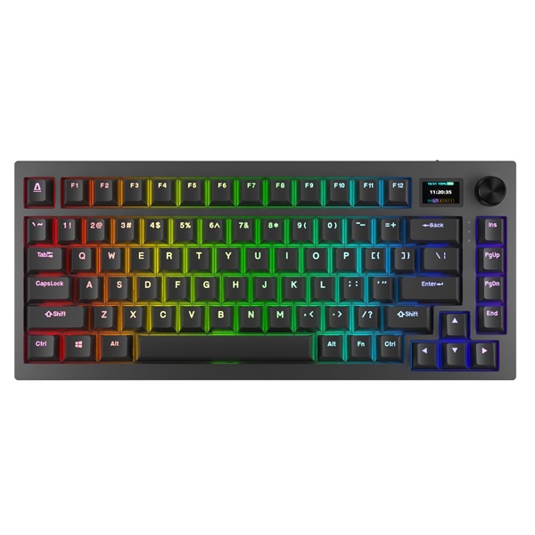 AVAX GM02 PRO 75% HUN Gasket RGB tri-mode mechanikus (Gateron sárga switch) billentyűzet - Image 1