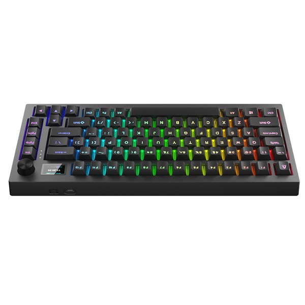 AVAX GM02 PRO 75% HUN Gasket RGB tri-mode mechanikus (Gateron sárga switch) billentyűzet - Image 2