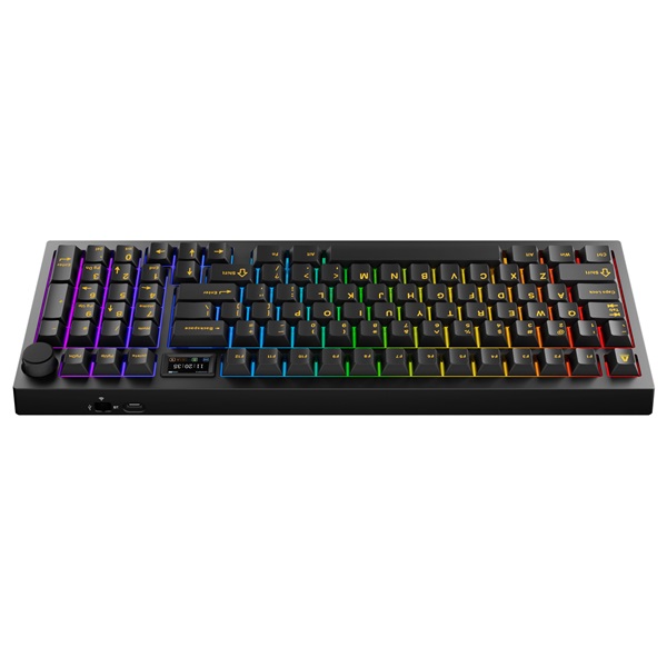 AVAX GM03 PRO 98% HUN Gasket RGB tri-mode mechanikus (Gateron barna switch) billentyűzet - Image 2