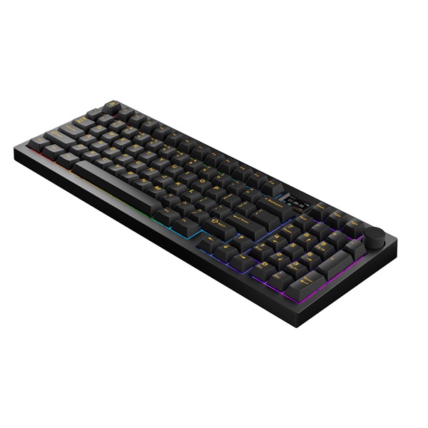 AVAX GM03 PRO 98% HUN Gasket RGB tri-mode mechanikus (Gateron barna switch) billentyűzet - Image 3