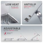 AXAGON HMC-STND Többportos USB-C 5Gbps hub és alumínium állvány laptopokhoz - Image 12