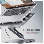 AXAGON HMC-STND Többportos USB-C 5Gbps hub és alumínium állvány laptopokhoz - Image 14